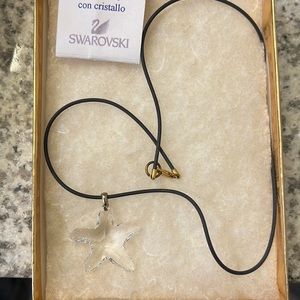Swarovski starfish necklace